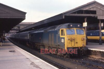FOTO KLASSE 50 50046 AJAX IN BRITISH RAIL BLAU IN EXETER ST DAVIDS AM 20. MÄRZ