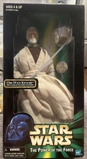 STAR WARS OBI WAN KENOBI 12” Power Of The Force FIGURE 1998 Vintage NEW SEALED