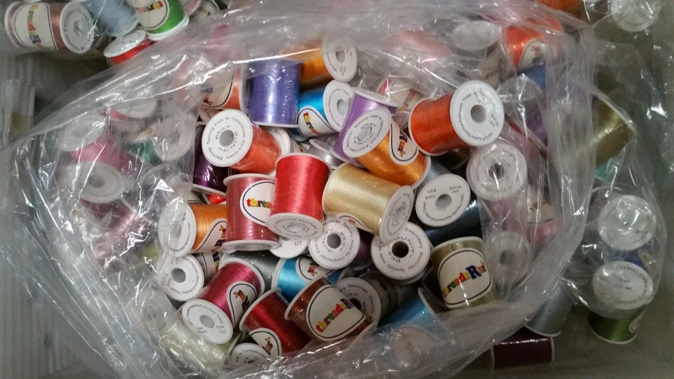 Lot of 60 Spools Polyester Embroidery Machine Thread 40WT ... Grab a Bag!!!! - Image 2 of 3