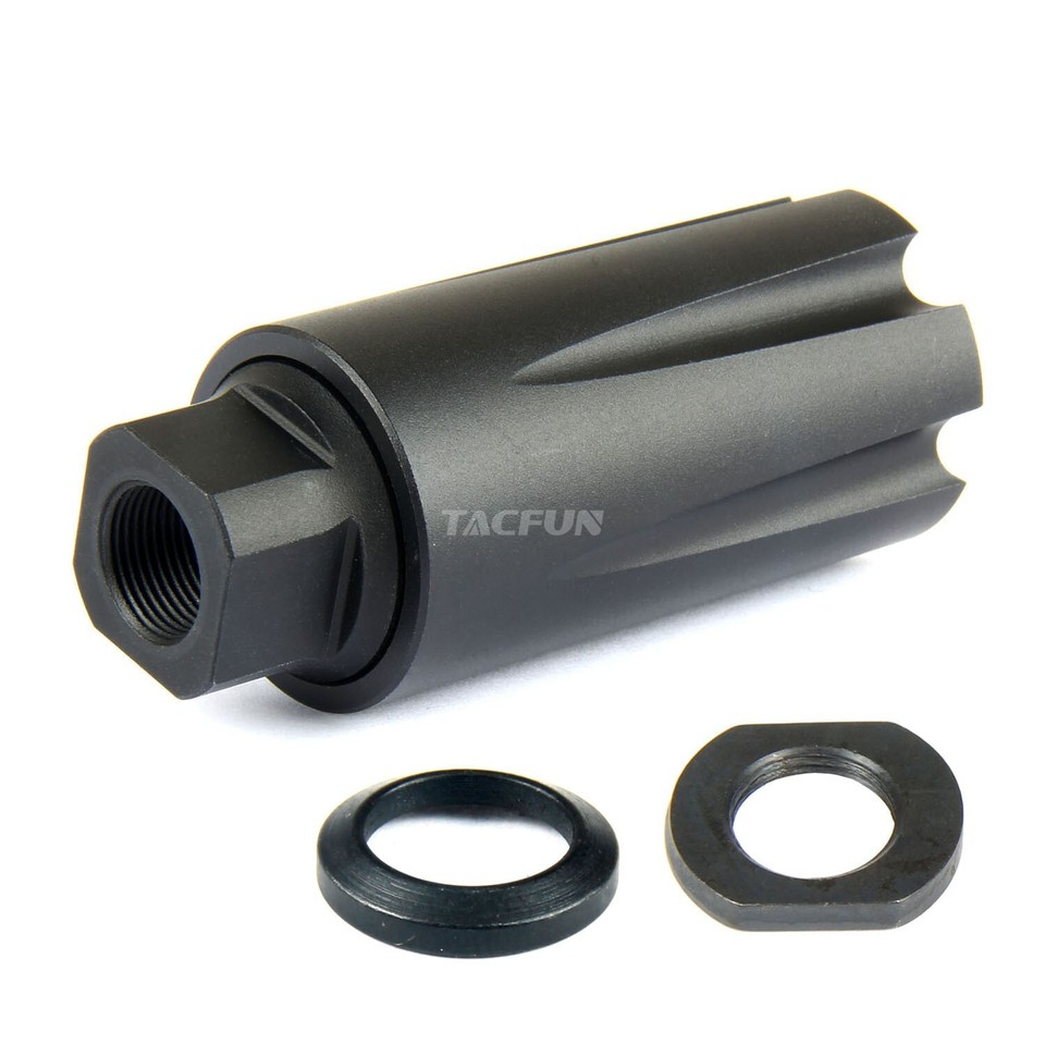 Muzzle Brake 1/2x28 TPI Linear Compensator for .223 .22lr 556 /w Washer ...