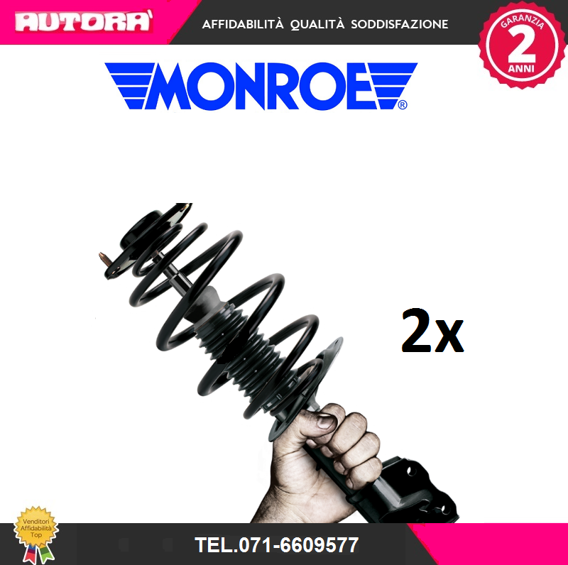 376039SP Coppia Ammortizzatori post adatto a Mercedes-Benz C (MARCA-MONROE)