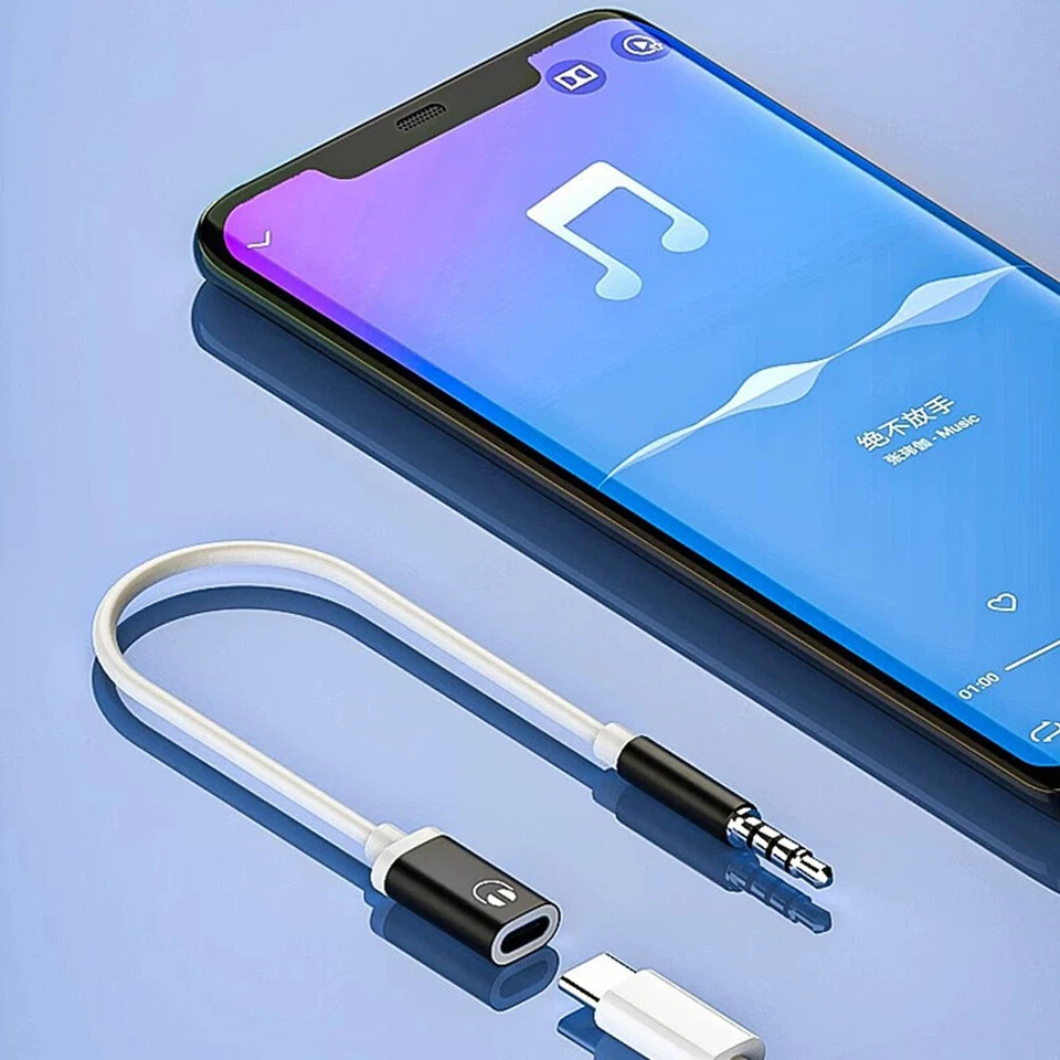 3.5mm Male to Type-c Female USB C Aux Audio Cable Converter Lead Cable Adapter ✨ - Image 3 of 4