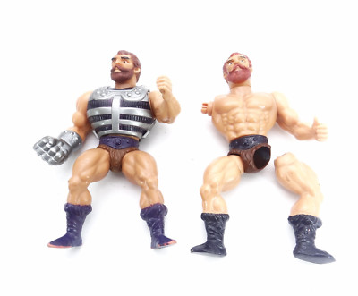 2x Fisto Masters of the Universe MOTU Vintage Action Figur Mattel 1985 Variante