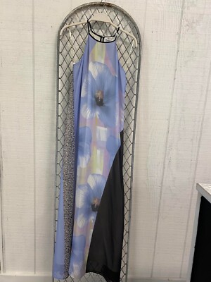 Floral Contrast Maxi Dress | eBay