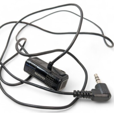Aiwa Stereo Microphone Compressed With Clip And Regular Audio Jack OEM