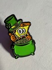 Collectors Pizza Enamel Pin - Pizza Slice Irish Leprechaun - Hat Uniform Pin  — photo 2