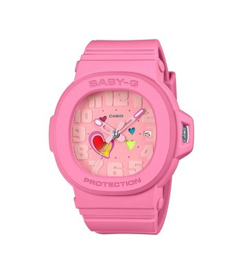 Casio Baby-G Damenuhr Analog Datum 10BAR Rosa BGA-10-4AER