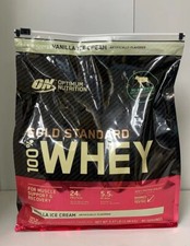 Optimum Nutrition Gold Standard Whey Protein Powder-Vanilla Ice Cream 5.47lb