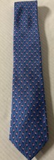 Tommy Hilfiger Men's Tie Silk Flamingo Blue/Pink