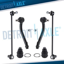 Front Outer Tie Rod Lower Ball Joint Sway Bar for Hyundai Santa Fe Sorento