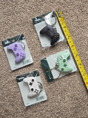 8BitDo XBOX Game Controller - Schlüsselanhänger/Keyring Weihnachtsgeschenk schwarz weiß lila (UK)