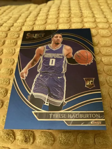 2020-21 Panini Select Tyrese Haliburton Courtside Rookie Card #289 Kings SP