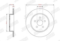 2X Jurid Bremsscheibe Passend FüR Toyota Yaris P21 PA1 PH1 1.5 Hybrid