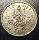 Photo of a 1949 George VI Shilling from an eBay listing that sold on Jun 10, 2026