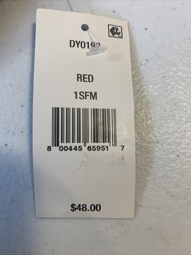 Sciarpa stadio DKNY Pom logo bianco e nero Varsity lettere rosse - Foto 4 di 5