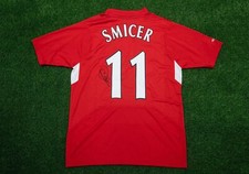 Vladimir Smicer Signed Liverpool SHIRT Genuine Signature Istanbul AFTAL COA