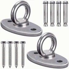 Ceiling Mounts Cast Stainless Steel Swing Hangers Wall Anchors Hanging Sensor...