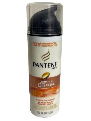 Pantene Ultimate 10 in 1 BB Creme, Beauty Balm for Hair 5.1oz New