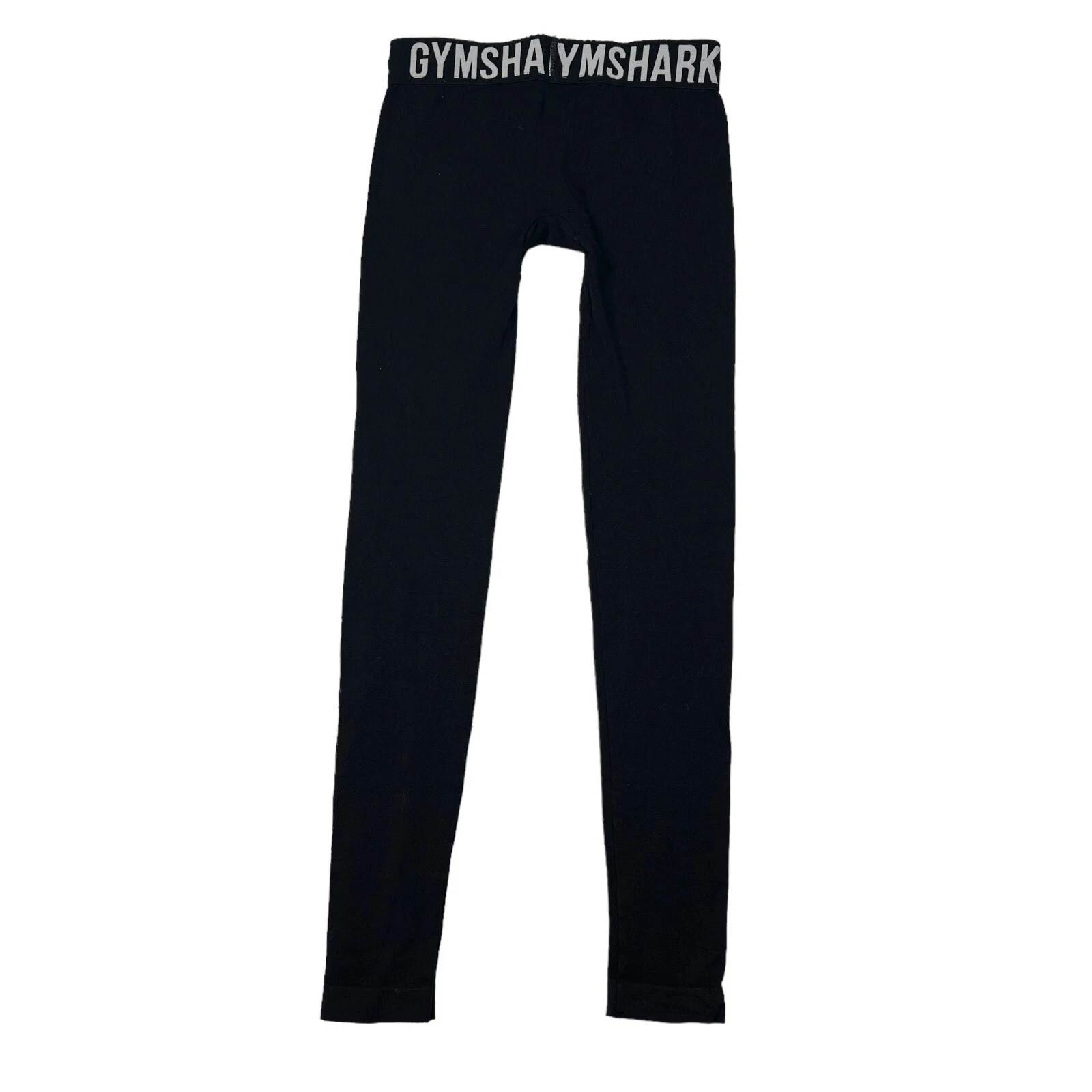 gymshark seamless flex full length mid rise logo waistband leggings