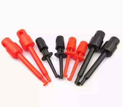 Cable Clips Instruments Hook Type Testing Clip Cable Hook Instrument Large Small Black Red Side ...