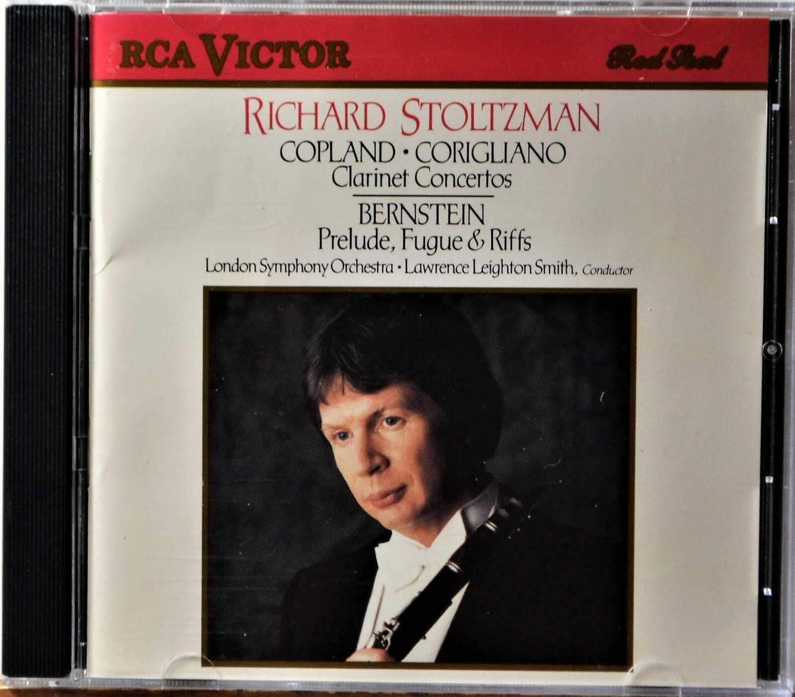 CD Copland Corigliano Concertos Richard Stoltzman Bernstein