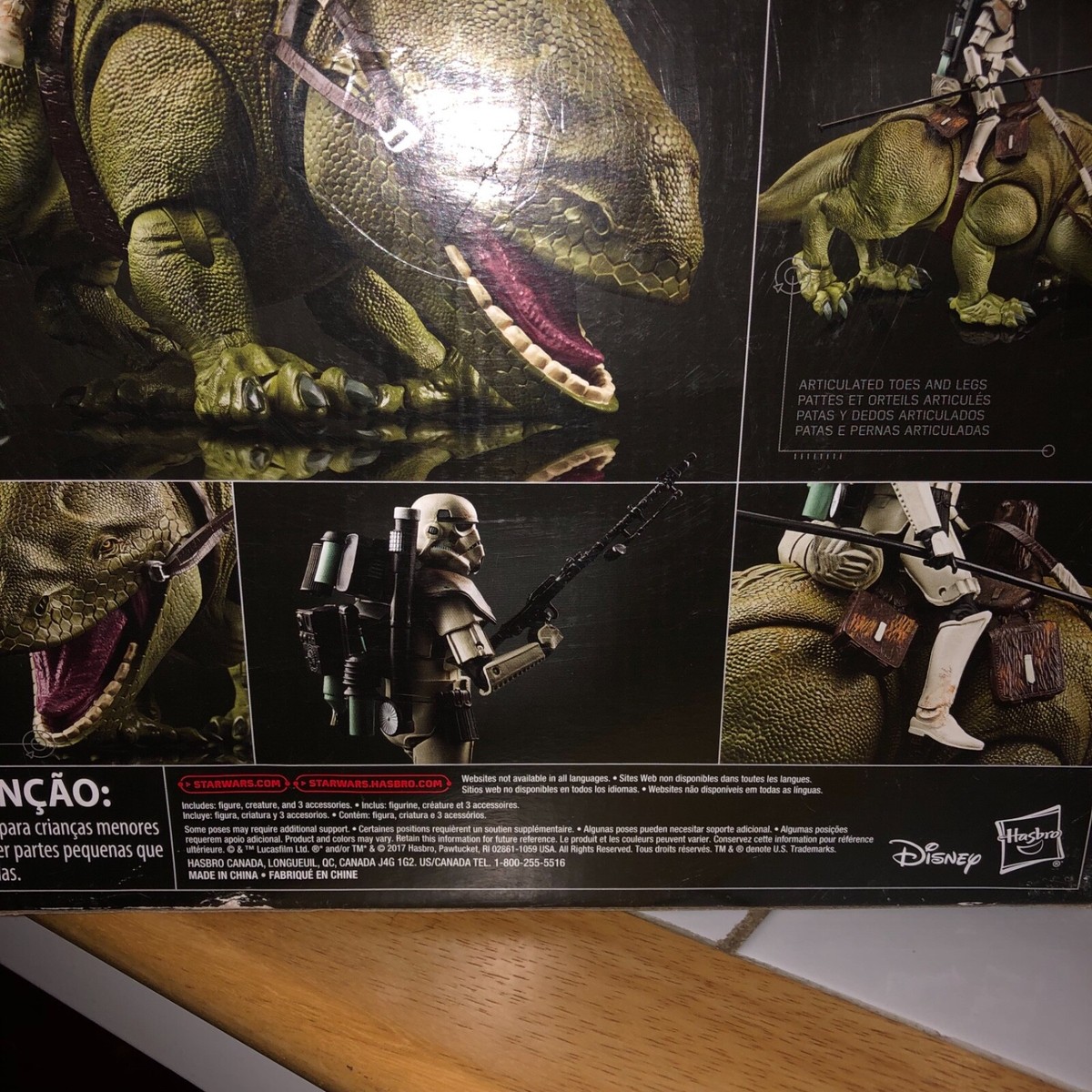 Mint in box 04 Star Wars Black Series Dewback & Sandtrooper