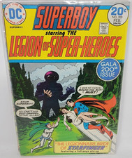 SUPERBOY 200 DC COMICS LEGION OF SUPER-HEROES APPEARANCE 1974 5.5