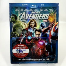 The Avengers Blu-ray DVD 2-Disc Set Combo Pack 2012 SEALED With Slipcover
