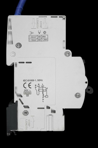 NEWLEC 16 AMP TYPE C 6kA 30mA RCBO NLRCBC1630C COMPACT - Picture 2 of 7