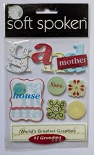 Grandmother Grandma Nana Grandparents Scrapbooking Stickers By Soft Spoken 