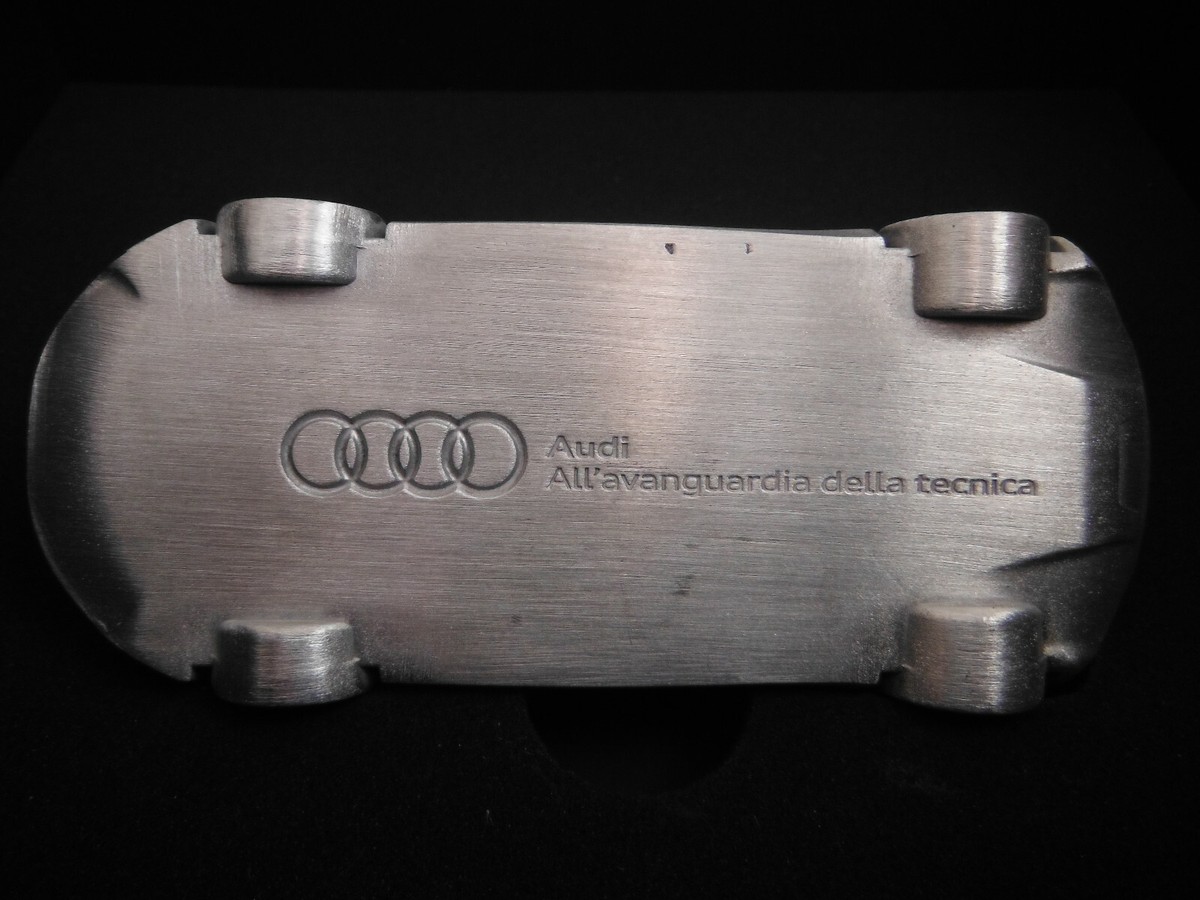 AUDI R8 MODELLO IN ALLUMINIO RICAVATO DAL PIENO NUOVO MODELLINO 1/43 TELAIO AUDI AUDI R8 MODELLO IN ALLUMINIO RICAVATO DAL PIENO NUOVO MODELLINO 1/43 TELAIO AUDI