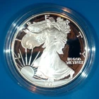 1991-S U.S. SILVER AMERICAN EAGLE - KM#273 - ORIGINAL BOX, CASE & COA - PROOF