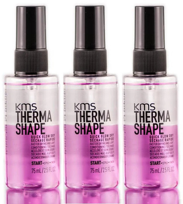 #ad 3 Pack KMS Therma Shape Quick Blow Dry 2.5 oz. $29.99