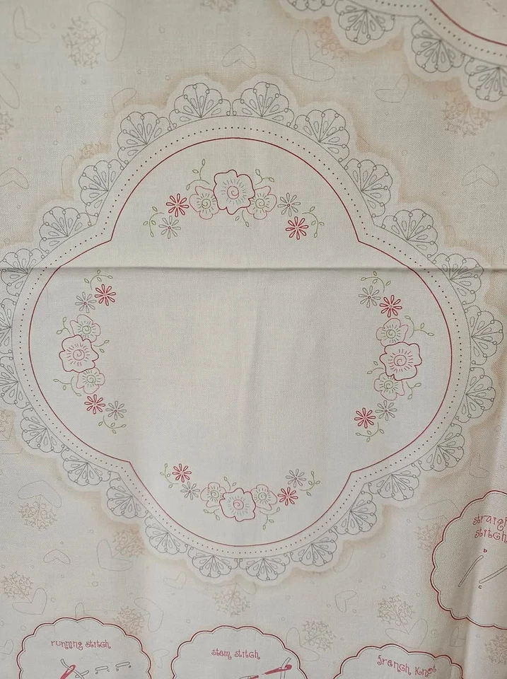 Caja de trabajo de lujo Helen Stubbings abrazos N besos rojo gallo bordado tela de tapete  Foto 3 de 4