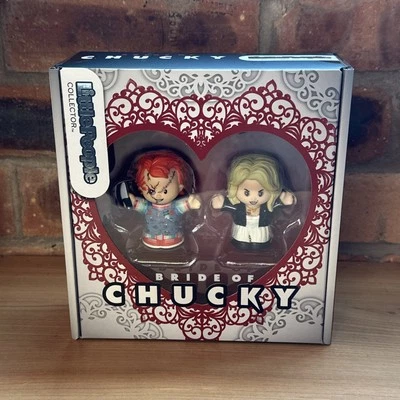 Little People Collector Bride Chucky & Tiffany Movie Special Figure Set In Stk