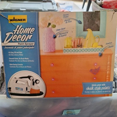 Wagner Home Decor Paint Sprayer Open Box Unused Complete HVLP Chalk Paint