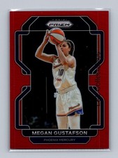 2022 Panini Prizm WNBA #110 Megan Gustafson Red #/199