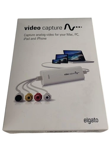 Elgato USB Video Capture Device Convert Analog Video to Digital Format Win/Mac