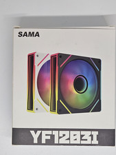SAMA Case Fans YF1203I Black PWM ARGB 120mm Fan 4Pin PWM 5V Low Noise