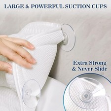 Bath Pillow Bathtub Pillow, Luxury Bath Pillows for Tub Neck and Back Support, B