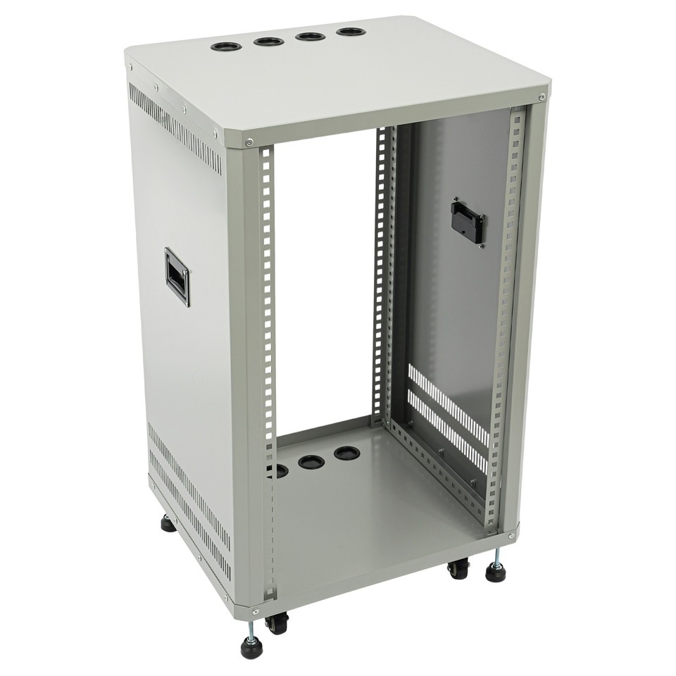 DJ Mixer Stand, Rolling Network Cabinet, DJ Mixer Stand Audio Rack with ...