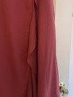 NEW Azazie Lyra Bridesmaid Dress: Terracotta A-Line Chiffon Dress Size A12 — photo 4
