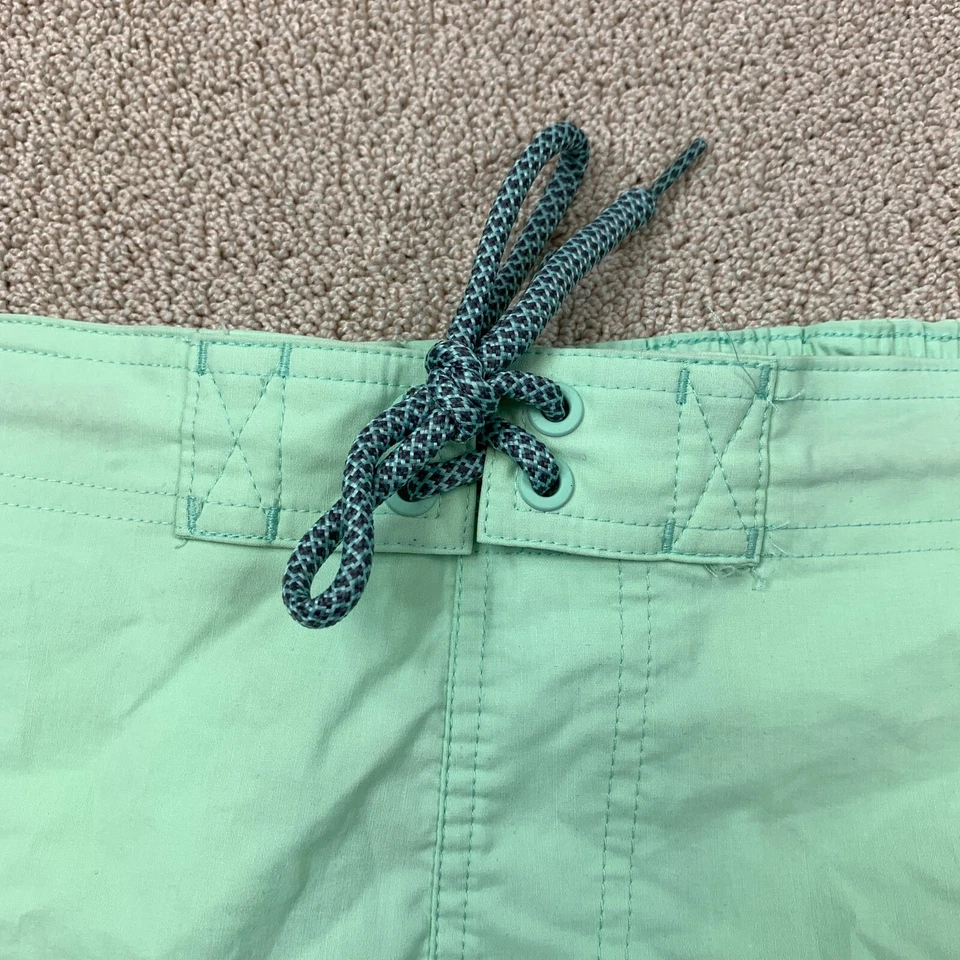 Pantalones cortos de baño George para hombre talla 3XL verde claro con cordón mezcla de algodón Foto 2 de 4