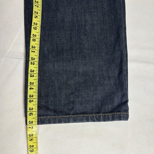 Levis 505 Jeans Youth 14H 33x28 Blue Regular Fit Medium Wash Denim Husky Boys - Picture 11 of 13