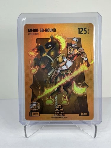 Bo Jackson Battle Arena - MERRI-GO-ROUND Orange Battlefoil #OBF-55 SP Padres
