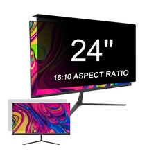 Acrylic Hanging 24 Inch Monitor Computer Privacy Screen Filter, Eye Protectio...