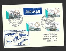 Australia Antarctic AAT 2003 cover Casey base to Germany $1.50 combin. AAT frank