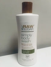 Raw Sugar SensitiveSkin Body Wash Green Tea + Cucumber + Aloe Vera 25 fl. Oz.