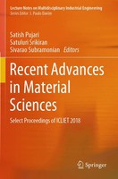 Satish Pujari (U. A.) | Recent Advances In Material Sciences | Taschenbuch