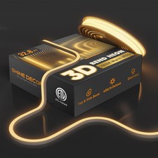 3d Led Neon Rope Lights Ac 120v Top Side Bend 400lm Dotless Driverless Ip...